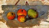Сезанн Натюрморт Четыре яблока 1881г